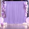 10ft x 10ft Lavender Backdrop Curtain for Parties Wedding Light Purple Wrinkle Free Backdrop Drapes Panels for Baby Shower Birthday Party Photo Photography Polyester Fabric Background Decoration view 4