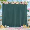 10ft x 7ft Hunter Green Backdrop Curtain for Parties Dark Green Wrinkle Free Backdrop Drapes Panels for Baby Shower Birthday Party Photo Photography Polyester Fabric Background Decoration view 4