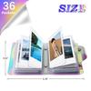 2 Pack One-Handed Mini Photo Album for All Fujifilm Instax Mini Style Cameras/Kpop Photocard/Polaroid Snap SnapTouch Instant Print Digital Cameras view 4