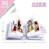 2Packs 36 Pockets 2x3 Photo Album for Fujifilm Instax Mini 12 11 9 8+ 8 7S 99 90 70 50S 40 26 25 Camera, Polaroid Snap, Z2300, SocialMatic Instant Cameras & Zip Instant Printer, Pink view 3
