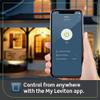 Leviton Decora Smart Plug, Wi-Fi 2nd Gen, Works with Matter, My Leviton, Alexa, Google Assistant, Apple Home/Siri & Wire-Free Anywhere Companions for Switched Outlet, D215P-1RW, White view 4
