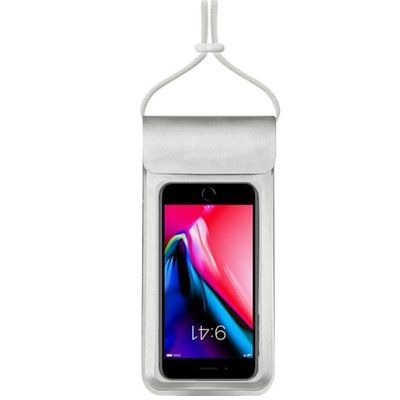 TOSSPER Waterproof Phone Case Cover Touchscreen Cellphone Dry Diving Bag Pouch with Neck Strap Universal Mobile Phone