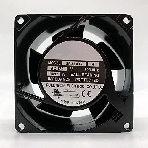 UF-80A12 H AC120V 14/12W 808038mm Cabinet Cooling Fan