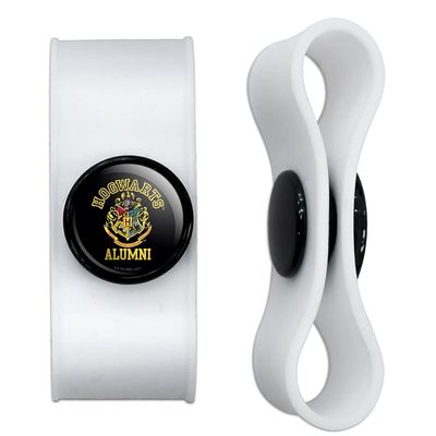 GRAPHICS & MORE Harry Potter Hogwarts Alumni Crest Headphone Earbud Cord Wrap - Charging Cable Manager - Wire Organizer Set of 2 - Black