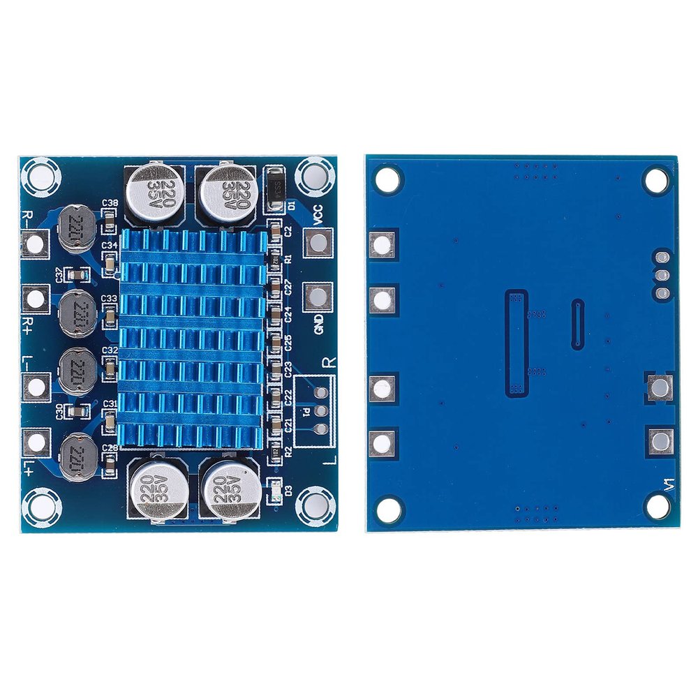 Audio Amplifier Board, Audio Power Amplifier Board 2.0 Channel Digital Stereo for Computer for Electronic Devices