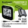 Wearable4U - Bushnell Phantom 3 GPS Rangefinder Green with BITE Magnetic Mount and GreenView with Lens Cleaning Cloth Bundle view 3
