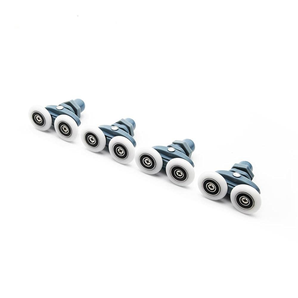 AFUDER Adjustable Shower Wheel Pulley, 4pcs-8pcs/set Diameter 23mm 25mm Abs Plastic Door Hardware Roller