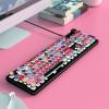 104 Keys Lipstick Color Keyboard Caps Electroplating Textured Keycaps with Backlight Mechanical Keyboard Colorful Keycaps for PC Computer Mix Color view 2