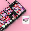 104 Keys Lipstick Color Keyboard Caps Electroplating Textured Keycaps with Backlight Mechanical Keyboard Colorful Keycaps for PC Computer Mix Color view 4