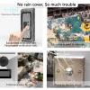 ZYLEDW Door Bells doorbells rain Cover, Socket rain Cover Stainless Steel, Durable, rain and Sun Protection, Suitable for Cameras, Ring doorbells and intercom view 4