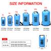 Oflive Waterproof Dry Bag with Phone Case, 2L/5L/10L/15L/20L/30L, Floating and Lightweight Bags for Kayaking, Rafting, Boating, Swimming, Camping, Hiking, Beach, Fishing (Green, 2L) view 2