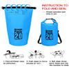 Oflive Waterproof Dry Bag with Phone Case, 2L/5L/10L/15L/20L/30L, Floating and Lightweight Bags for Kayaking, Rafting, Boating, Swimming, Camping, Hiking, Beach, Fishing (Green, 2L) view 3