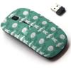 2.4G Wireless Mouse with Cute Pattern Design for All Laptops and Desktops with Nano Receiver - Arctic Fox Cute Cartoon view 1