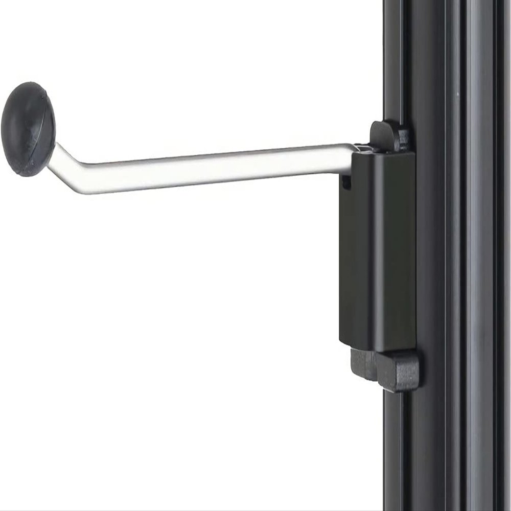 MINOURA HC-100B Hook Set for Posts, 3.9 inches (100 mm) for Hobby Tower, Includes Ball, Shim Type, Black