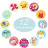 Outus 1000 Pieces Summer Beach Stickers Roll Hawaii Tropical Label Stickers Luau Summer Theme Party Favors Scrapbooking Bottles Computer Luggage Decoration view 3