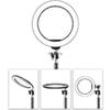 Codi LED-Ring-6 6 in. Dimmable Desktop LED Light Ring for Content Creation Black & White view 1