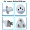 WESAJJ Replacement Power Adapter Extension Cord Compatible for iMac 20 inch 21.5' 24 inch 27 inch Power Supply Cord, white view 2