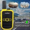 Radtel RT12 Rechargeable Walkie Talkies for Adults Long Range Handheld FRS Two Way Radio 16CH Handsfree VOX for Camping Hiking (4 Pack) (Yellow) view 3