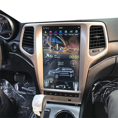 ZWNAV 13.6 inch Tesla Style Touch Screen Android Radio for Jeep Grand Cherokee 2014-2020 Car Stereo Upgrade Head Unit GPS in-Dash Navigation Video Multimedia Player Wireless Carplay