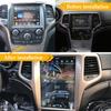 ZWNAV 13.6 inch Tesla Style Touch Screen Android Radio for Jeep Grand Cherokee 2014-2020 Car Stereo Upgrade Head Unit GPS in-Dash Navigation Video Multimedia Player Wireless Carplay view 2