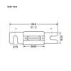 TOTMOX ANL-H6 Fuse Holder Kit Electrical Protection ANL Fuse Fuse Block Fuses for Car Vehicles Audio Amplifier System view 2