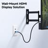 Cable Matters 2-Pack 2-Port 8K HDMI Wall Plate, Supports [8K@60Hz, 4K@120Hz, VRR, ALLM, HDR, HDCP 2.3], HDMI Wall Outlet, White view 4