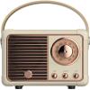 Baolira Retro Bluetooth Speaker, Portable Wireless Speaker with Crystal Clear Stereo Sound Rich Bass, Vintage Decor, Birthday Gifts for Women Teenage (Beige) view 1