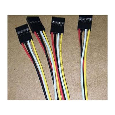 50pcs Dupont Line Double 4P Cable Length 20CM 2.54 spacing 4P-4P