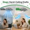 DOITOOL Air Vent Deflector for Ceiling 11.8x11.8 Inch view 2