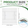 DOITOOL Air Vent Deflector for Ceiling 11.8x11.8 Inch view 3