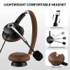 Arama USB Headset with Microphone Noise Cancelling & in-line Call Controls, Ultra Comfort 3.5mm Wired Headset for Cell Phone, Computer Headset with Mute for PC Laptop Skype Webinar Home Office view 3