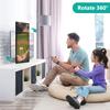 WALI TV Wall Mount Articulating LCD Monitor Full Motion 15 inch Extension Arm Tilt Swivel for Most 13 to 32 inch LED TV Flat Panel Screen with Mounting Holes up to 100x100mm (1330LM-W), White view 4