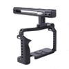 FocusFoto Camera Cage + Top Handle Grip Kit Video Filmmaking Stabilizer Rig Aluminium Alloy with Cold Shoe and 1/4" 3/8" Screw Mouting for Canon EOS R5 R6 view 2