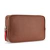 Pack & Smooch Cable Organizer Tech Case Longford | Vegetable-Tanned Leather | Handmade in Germany | Light Brown view 1