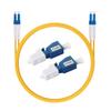 1M OS2 LC to LC Fiber Patch Cable Bundle with 2 Pack LC/UPC Singlemode Fiber Optic Attenuator 10dB view 1
