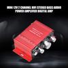 Car Stereo Audio Amplifier, Mini 12V 2 Channel HiFi Stereo Bass Audio Power Amplifier Digital Amplifier view 1