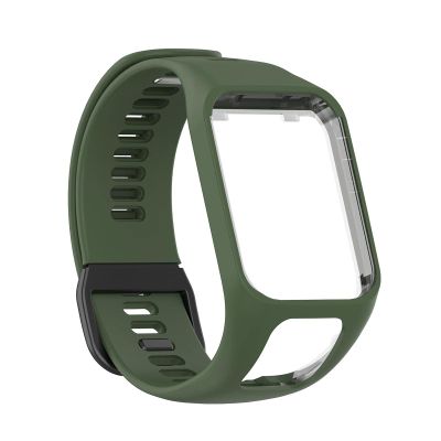 ICRPSTU Compatible with Tomtom Runner 2 3,Spark 3,Golfer 2,Adventurer - Silicone Replacement Strap Bracelet Wristband - GPS Smart Watch Accessories