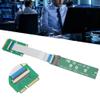 Adapter Card MINI PCIE to NVMe M.2 NGFF SSD Converter for 2230/2242/2260/2280 Support SSD Module Based on M.2 Slot 3 PCIe/M.2 Key M Card view 2