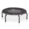 JumpSport 370 PRO Indoor Lightweight Heavy Duty 39-Inch Heavy Duty Fitness Trampoline with Handle Bar Accessory and Adjustable Tension Bungees, Black view 2