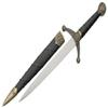 SZCO Supplies 16" Golden Spear-Point Replica Medieval Celtic Knot Knife with Scabbard,Gold/Black,211532-GD view 1