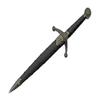 SZCO 16" Silver Spear-Point Replica Medieval Celtic Knot Knife with Scabbard view 3