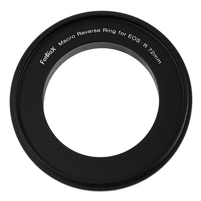 Fotodiox Macro Reverse Ring Compatible with 72mm Filter Thread to Canon RF-Mount Cameras - for Reverse Mounting Lenses