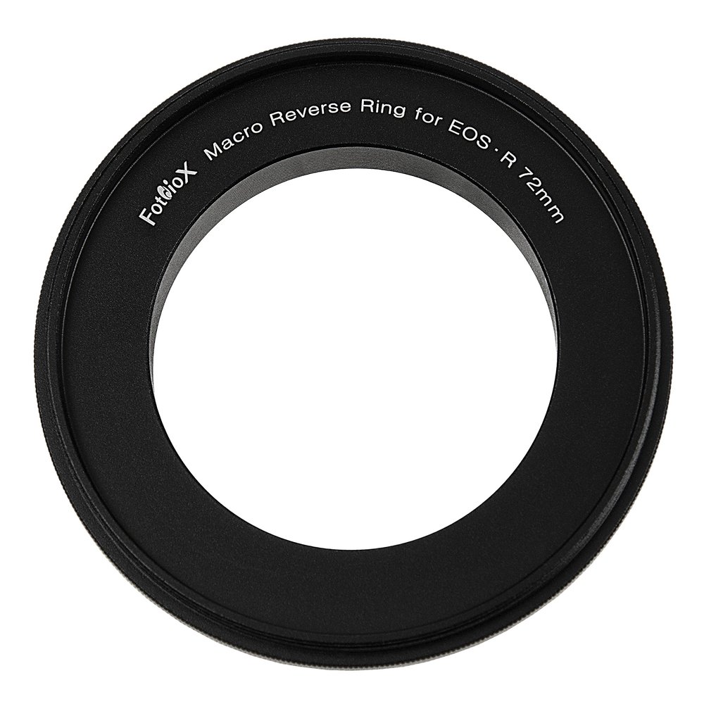 Fotodiox Macro Reverse Ring Compatible with 72mm Filter Thread to Canon RF-Mount Cameras - for Reverse Mounting Lenses