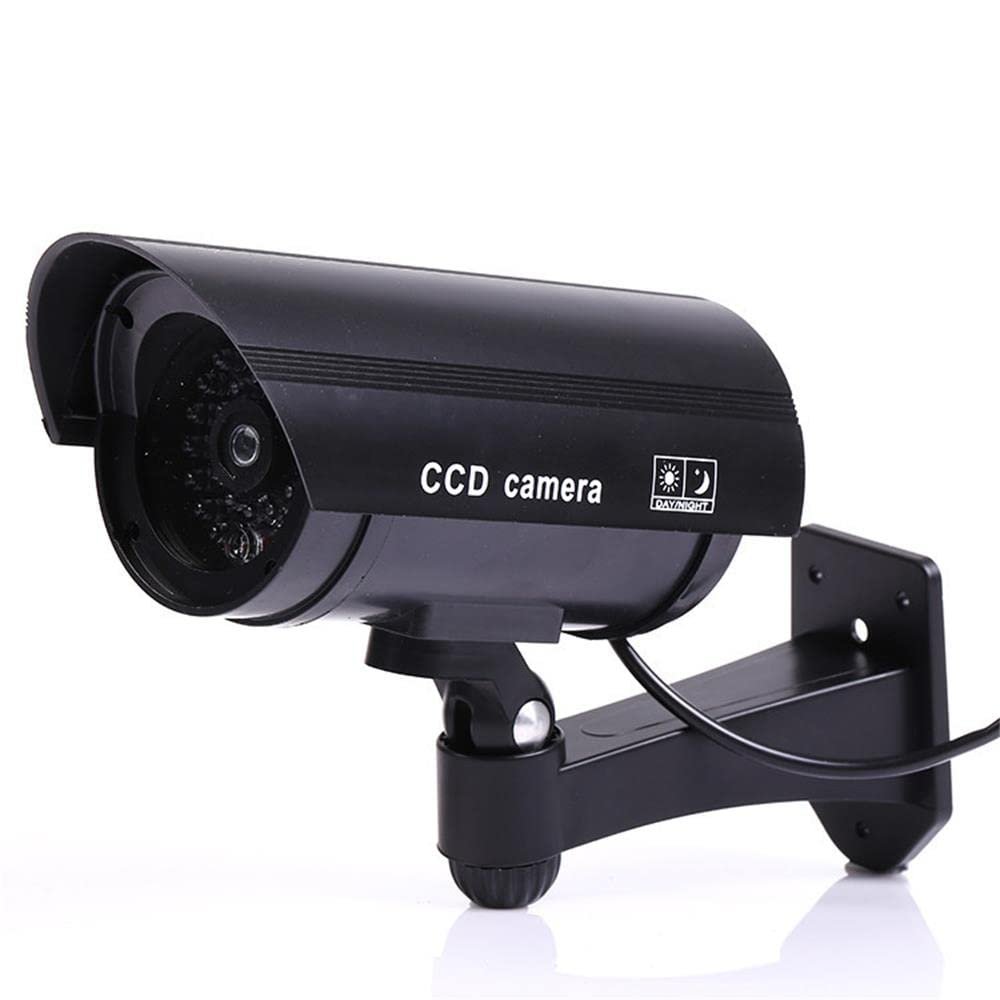 Dummy Camera Fake Security CCTV Dome Camera with Flashing Red Guard against theft proof to steal