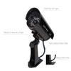 Dummy Camera Fake Security CCTV Dome Camera with Flashing Red Guard against theft proof to steal view 2