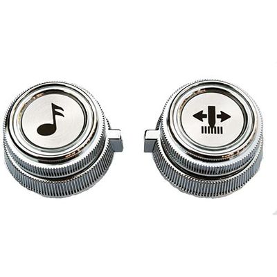 Key Parts 0850-670 Radio Knob Set 1981-1987 GM C/K Series with AM/FM or AM/FM Ca