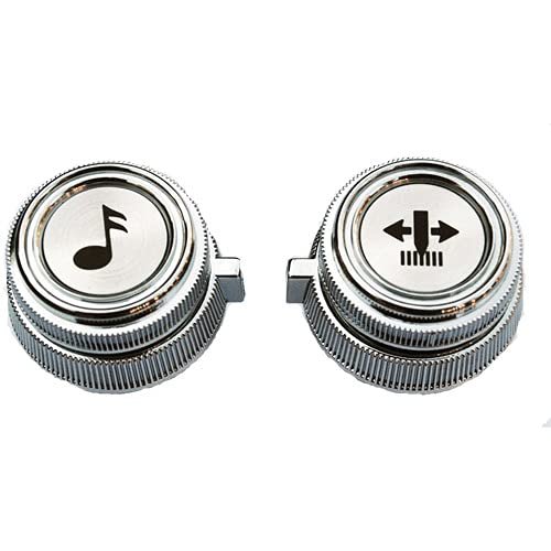 Key Parts 0850-670 Radio Knob Set 1981-1987 GM C/K Series with AM/FM or AM/FM Ca