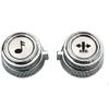 Key Parts 0850-670 Radio Knob Set 1981-1987 GM C/K Series with AM/FM or AM/FM Ca view 1