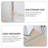 Hemobllo 4pcs Assorted Cable Clip Organizers Desk Cable Management Box for Home Office view 2
