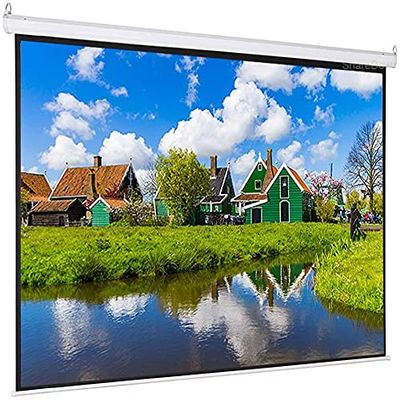 EIIDJFF Projector Screen Home Theater 4K HD Projection Projector Screen Aspect Ratio 4:3 623